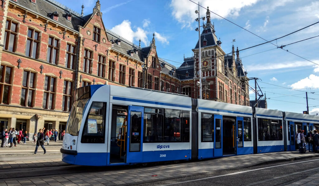 Tranvías de Ámsterdam : Horario : Mapa : Paradas : Tarifas