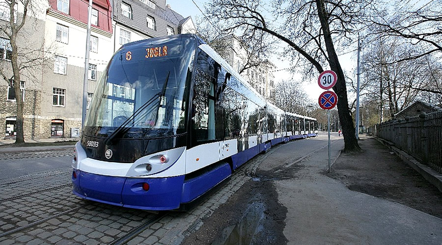 Tranvías de Riga : Horario : Mapa : Paradas : Tarifas